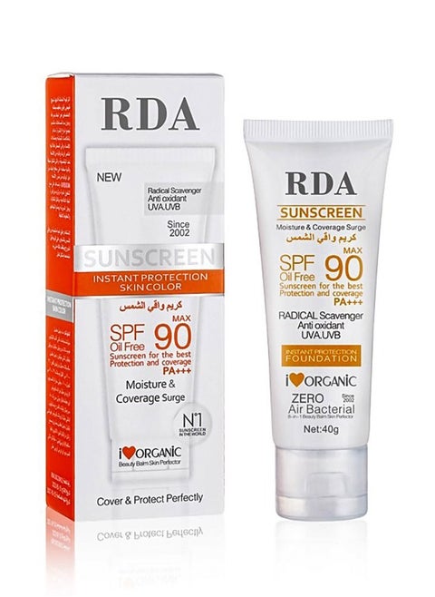 Sunscreen Instant Protection Skin Color SPF 90 Oil Free