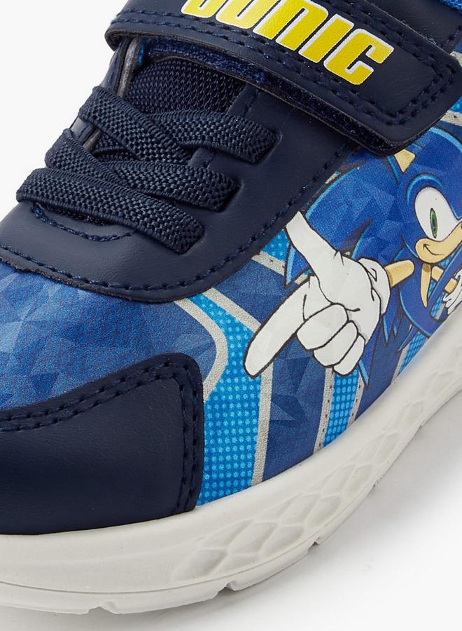 SONIC Boys Hook & Loop Ankle School Sneakers - Image 4