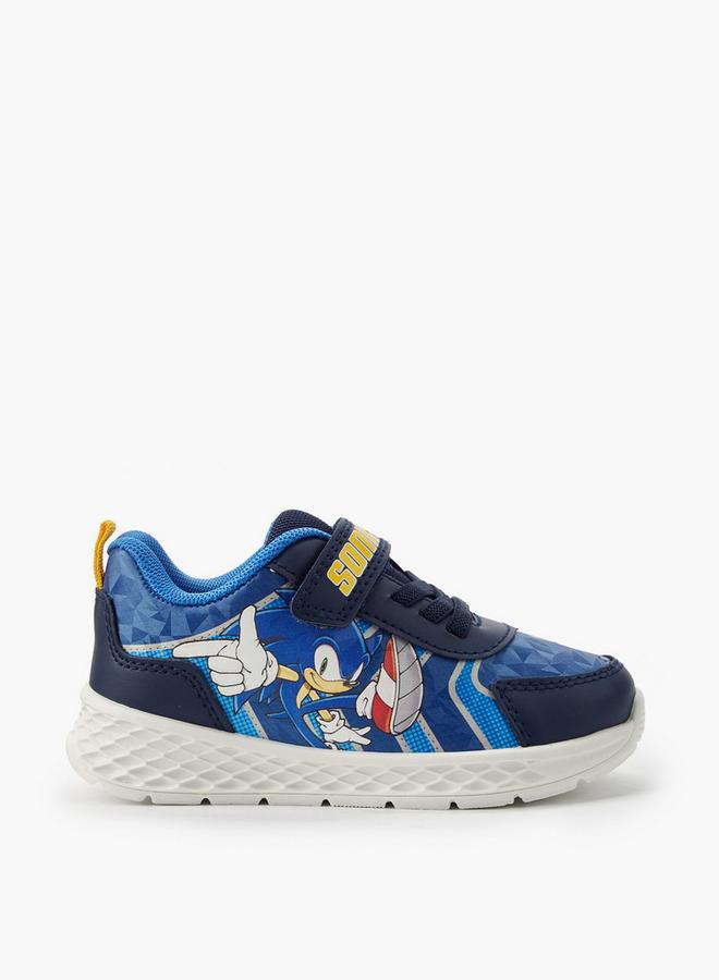 SONIC Boys Hook & Loop Ankle School Sneakers - Image 3