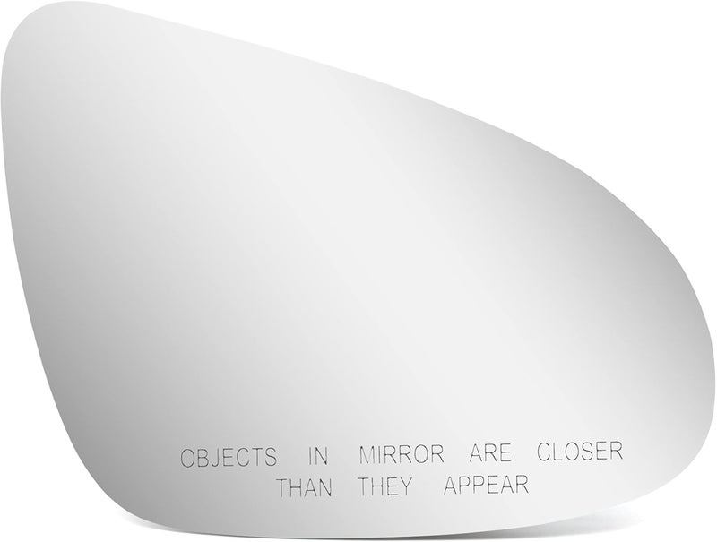 BOOLEE Mirror Glass Replacement fit for Toyota 2013-2018 Avalon 2012-2017 Camry Passenger Right Side Convex Glass with Adhesives Modern color selections - Image 1