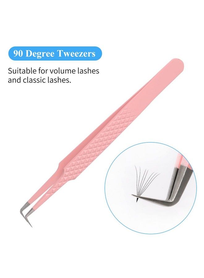 GEMERRY Lash Tweezers Lash Tweezers For Eyelash Extensions High Precision Stainless Steel Eyelash Extension Tweezer Professional Japanese Stainless Steel Eyelash Tweezers Supply Tool By Gemerry - Image 4