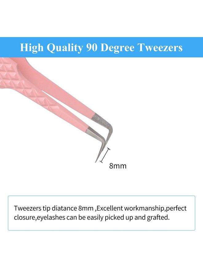 GEMERRY Lash Tweezers Lash Tweezers For Eyelash Extensions High Precision Stainless Steel Eyelash Extension Tweezer Professional Japanese Stainless Steel Eyelash Tweezers Supply Tool By Gemerry - Image 5