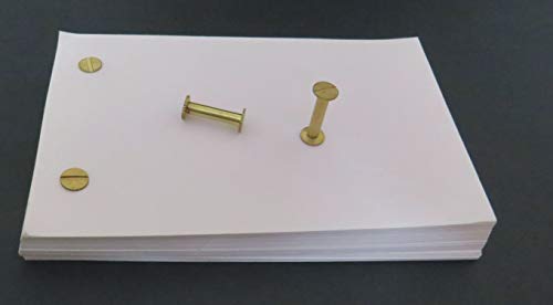 IMPRINT 1 Pack Blank Flip Book with 2 Holes - 50 Sheets, Suitable for Drawing, Sketching, Drawing Paper Animation with 2 Added Screw Bolts - Image 5