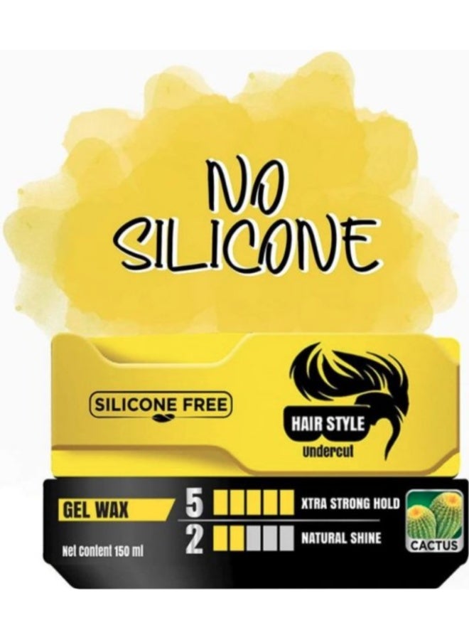 Vatika Men's Gel Wax Extra Strong Hold Natural Shine 150ml - Image 4