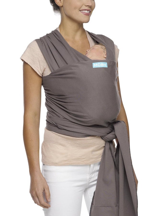 MOBY Classic Baby Wrap Carrier for Newborn to Toddler, Baby Sling from Birth, One Size Fits All, Breathable Stretchy made from 100% Cotton, Unisex - Image 3