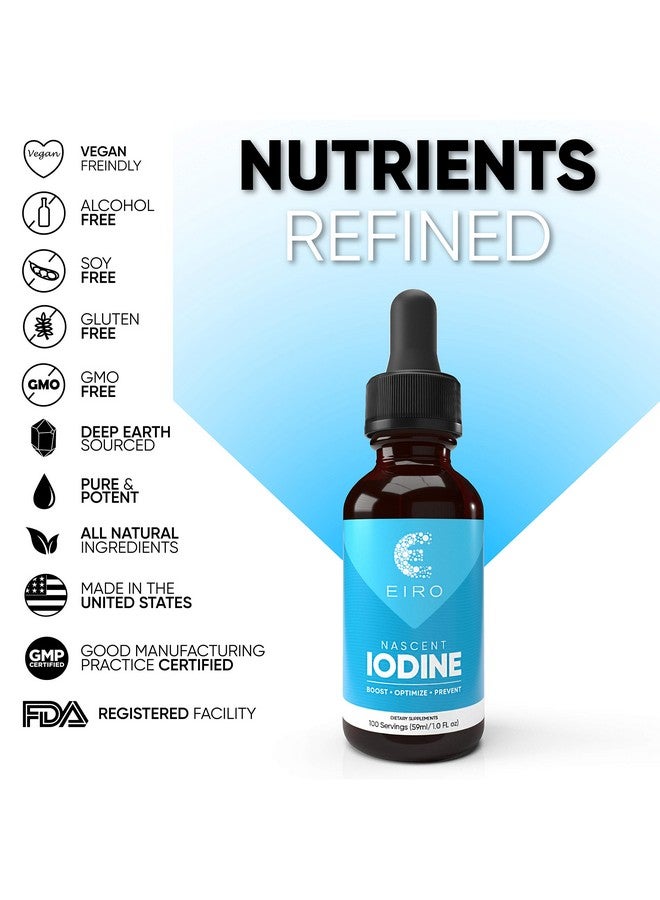 EIRO Nascent Iodine Drops | Superior Absorption | Thyroid Support - Image 2