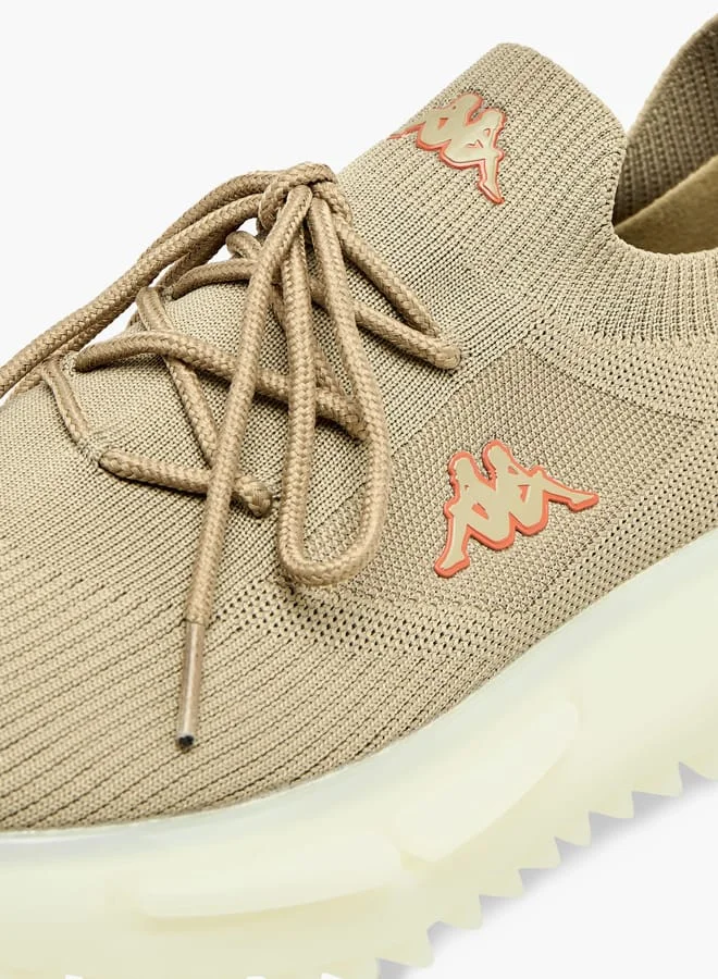 Kappa Mens Textured Sports Shoes with Lace-Up Closure