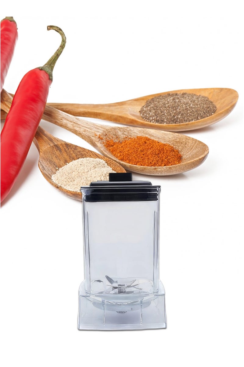 Silver Crest 0.8L Blender Jar with 8 Sharp Blades – Compatible with 2L Blenders for Home & Commercial Use - Image 4