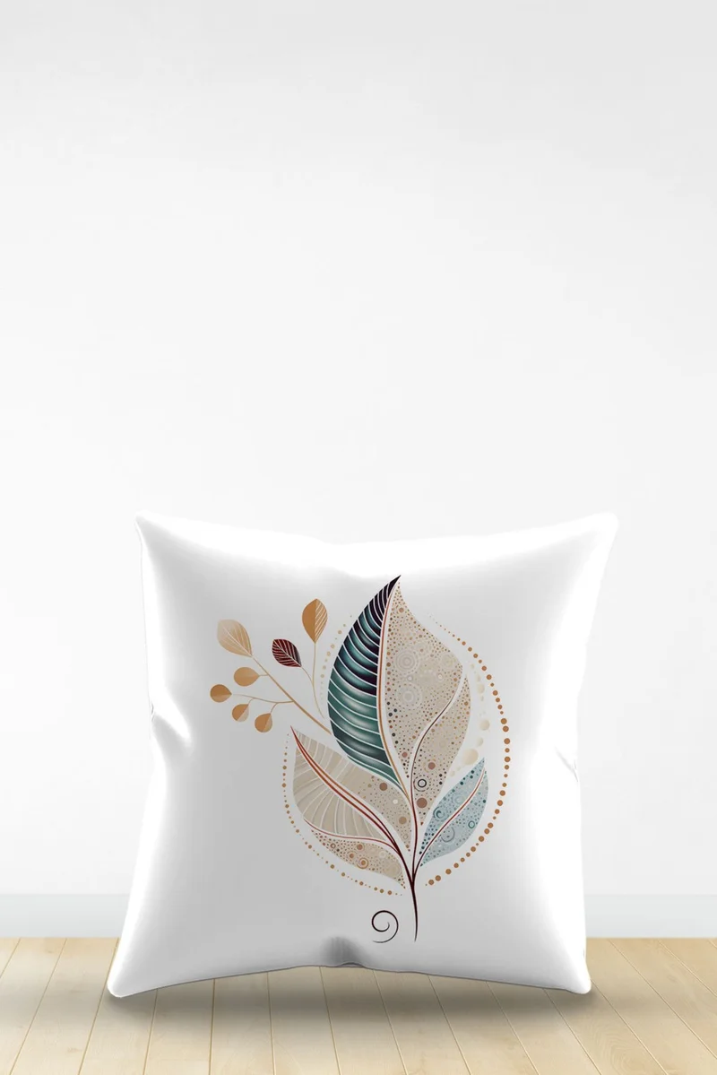 ارتافيسا Double Sided Digital Printed Decorative Faux Leather Throw Pillow Cover