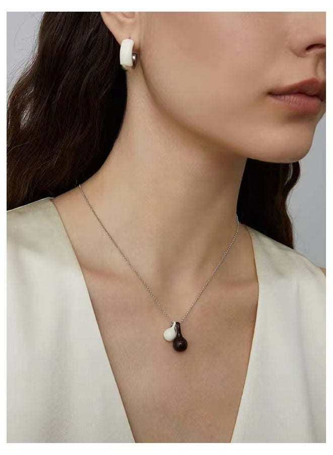 NeeMee New Handmade Drip Oil Earrings - Elegant and Minimalist Design - Image 2