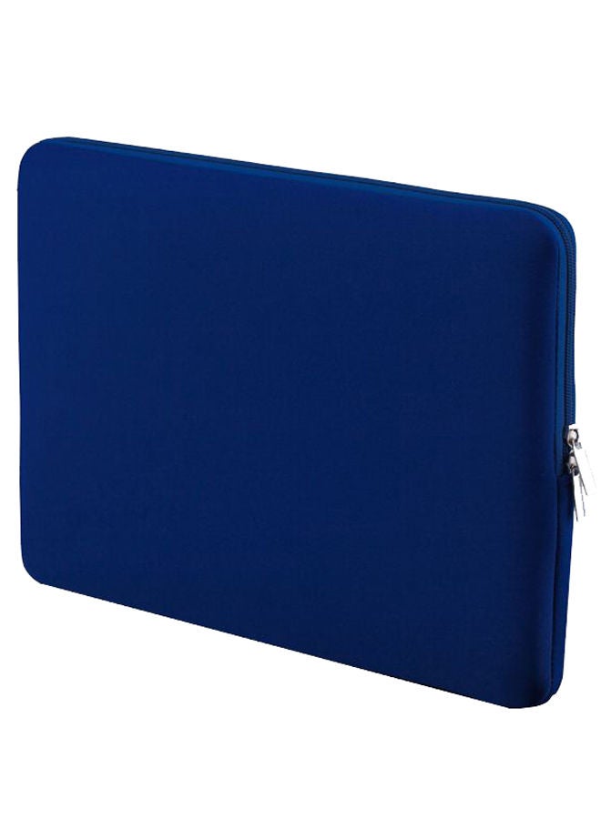 NIBEMINENT Portable Zipper Soft Laptop Sleeve Blue