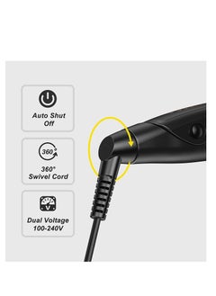 Vanessa VANESSA PRO Flat Iron Hair Straightener, 100% Pure Titanium Flat Iron for One Pass to Achieve a Sleek Look, Curls Beautifully & Straightens Well - 1 inch  - Image 2