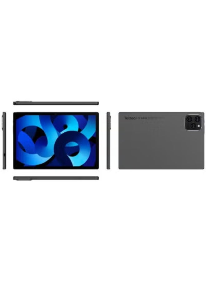 Telzeal P102 Android 13 Tablet – 10.1-Inch Full HD Display, 8GB RAM 512GB Storage, 10000mAh Battery, Dual SIM 4G LTE + 5G Wi-Fi, Slim Lightweight Design for Work, Study & Entertainment – Black - Image 3
