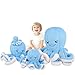 DENTRUN Octopus Stuffed Animals Giant Octopus Plush Doll Play Toys for Kids Girls Boys Adults Birthday Xmas Halloween Present Stuffed Sea Animals Plushie 7162432 Inches 5 Colors - Image 4