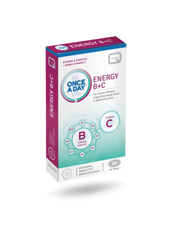 Vitamin B Complex and 500MG Vitamin C Tablets 30's