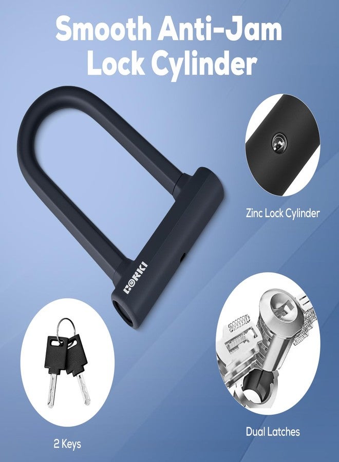 Corki Bike Lock Heavy Duty Anti Theft with 5ft Cable Bicycle U Lock - Image 3