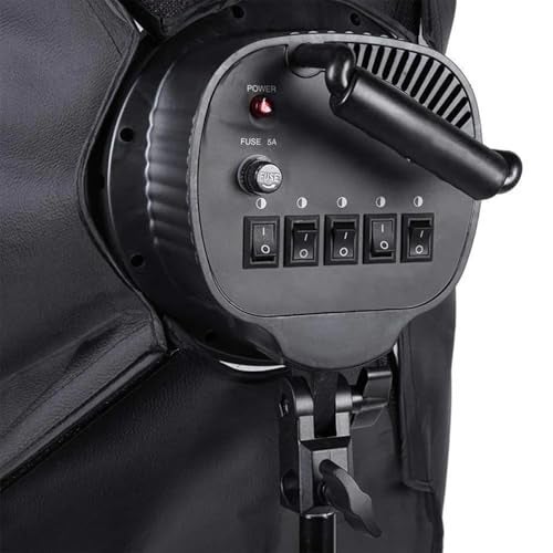 HIFFIN® PRO Quadlux HD-5 Soft LED Video Light with Softbox Kit | 1-Point Continuous Lighting Setup with Light Stand | Ideal for YouTube, Video Shooting, (Five Holder Kit Set of 1) - Image 4