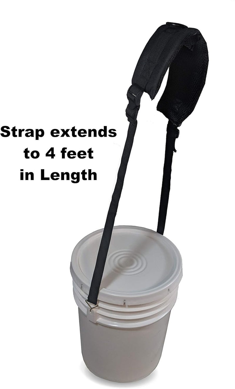 Strap Pack 5 Gallon Bucket Shoulder Carrying Strap - Length Extension Replacement for Wire Handle - Image 5