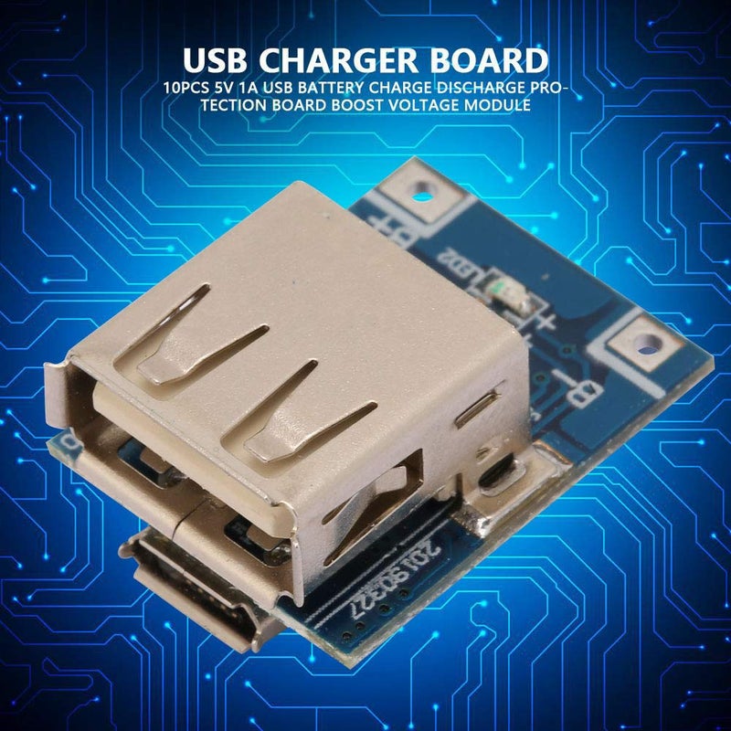 5V USB Charger Board Power Boost Module 10 Pieces Battery Charger Board - Image 3