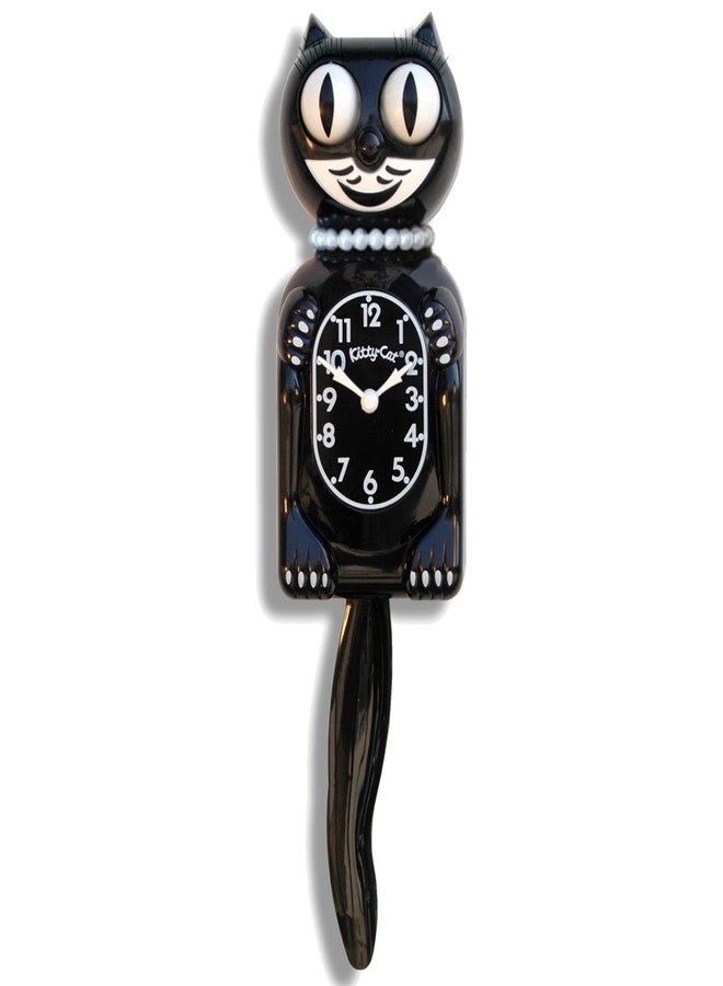 Kit Cat Klock Black Miss Kitty-Cat
