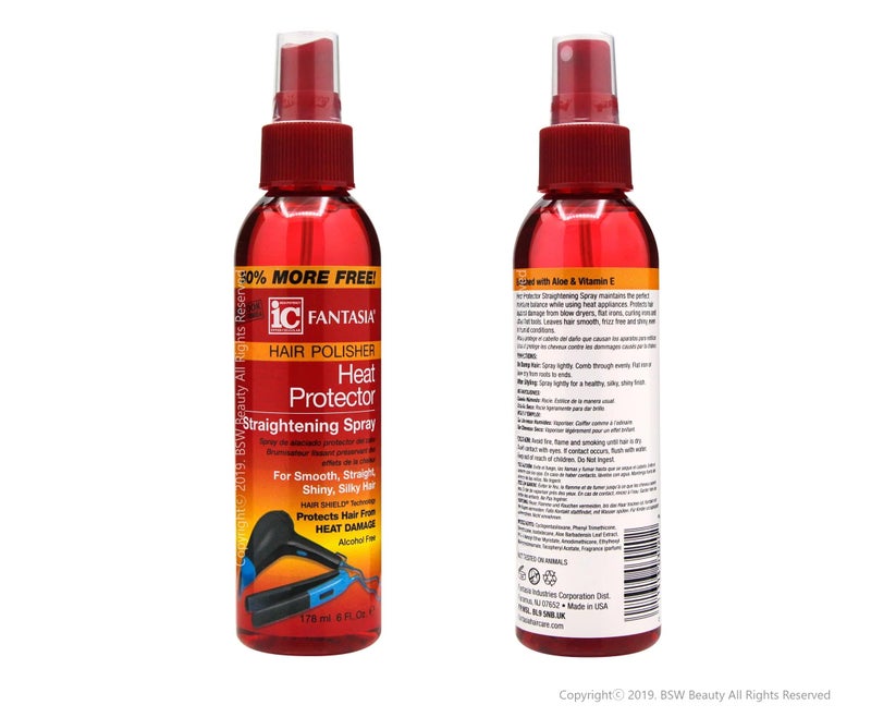 Fantasia Heat Protector Straightning Spray, 6 Fl.Oz - Image 2