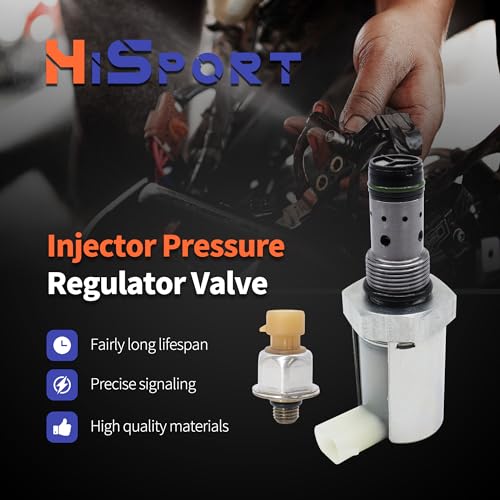 HiSport 60 IPR Valve Injector Pressure Regulator ICP Control Sensor with Pigtail Compatible with Ford 60L V8 Excursion F250 F350 F450 F550 Super Duty E350 E450 5C3Z9C968CA - Image 3