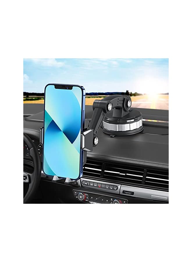 S-TOP Car Phone Mount, 360° Rotatable Upgraded Phone Holder with Suction Cup for Dashboard, Windshield, Universal for iPhone 13/12 Pro, Pro Max, XS, XR, Samsung, Andriod, More Devices,Car Accessories - Image 3