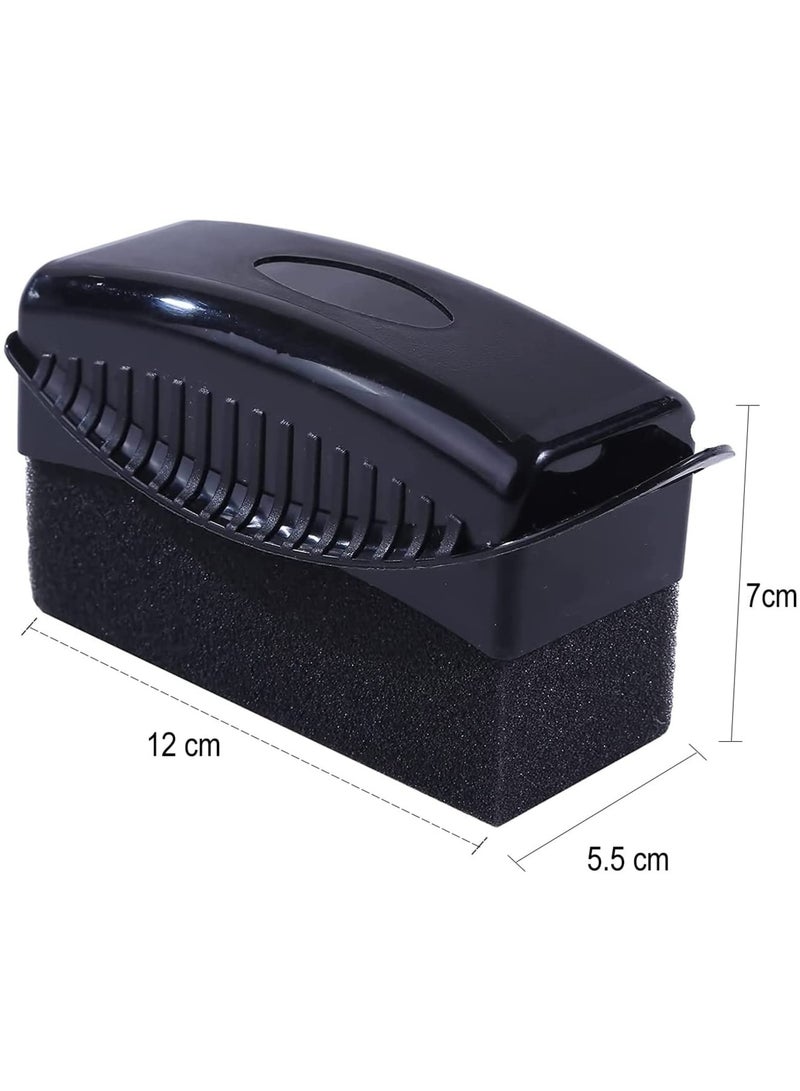Luckam Tire Dressing Applicator Brush, 2 PCS Tire Shine Applicator Ergonomic Design Tire Brush, Car Wheel Waxing Sponge With Case Auto Tyre Cleaning Pad For Tire Gel - Image 2