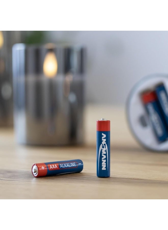 ANSMANN بطارية AAA LR03 القلوية طويلة العمر - حمراء (4 عبوات من 20) - Image 4
