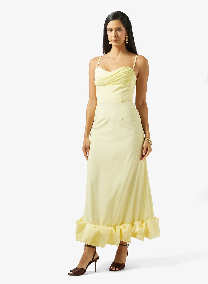 ELLA Summer Dress With Ruffled Hem - Image 1