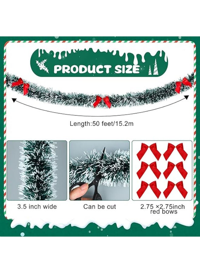 إكليل عيد الميلاد اللامع بطول 50 قدمًا - Image 2