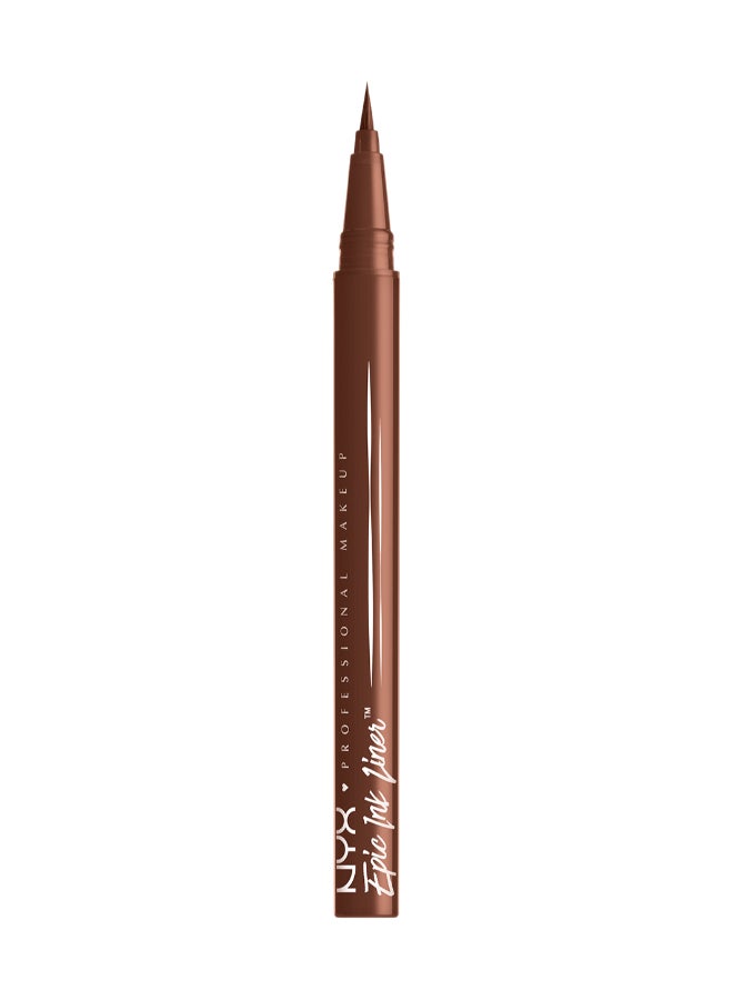 NYX Epic Ink Liner Waterproof Liquid Eyeliner Graham Cracker Vegan Formula Intense Pigment