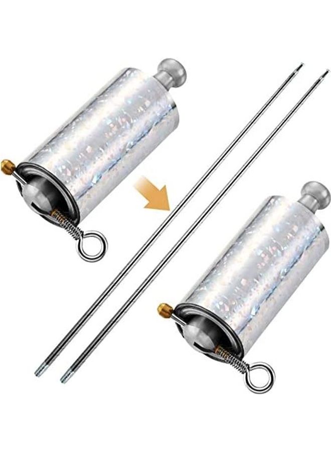 Gejoy 2-Piece Metal Appearing Cane Magic Wand Set - Image 1