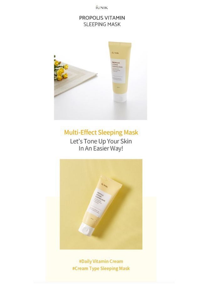 Propolis Vitamin Glow Sleeping Mask Overnight Moisturizing & Nourishing With  Centella Asiatica Extracts
