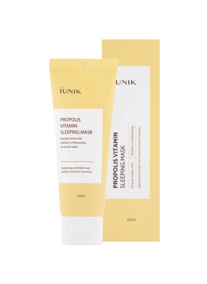 Propolis Vitamin Glow Sleeping Mask Overnight Moisturizing & Nourishing With  Centella Asiatica Extracts