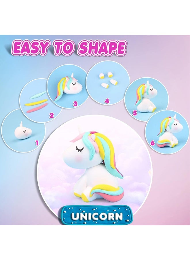 24 Colors Magic Air Dry Clay, Modeling Clay for Kids with Tools, Toys Gifts for Boys Girls Kids - Image 4