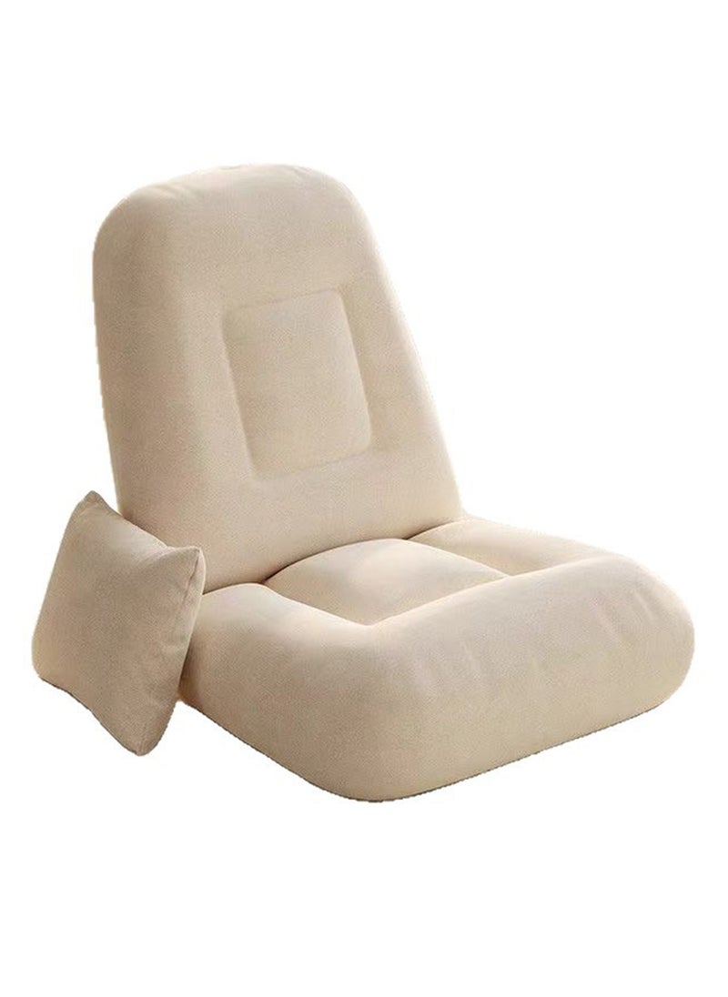 Sharpdo Lazy Sofa, Single Sofa, Folding Sofa, Floor Back Chair, Suitable for Living Room, Bedroom, Balcony, Bay Window, etc.  - Image 4