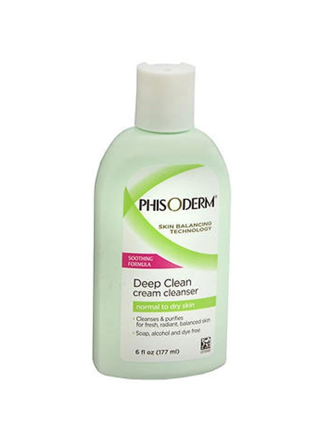 Deep Clean Cream Cleanser For Normal To Dry Skin 6 Ounce