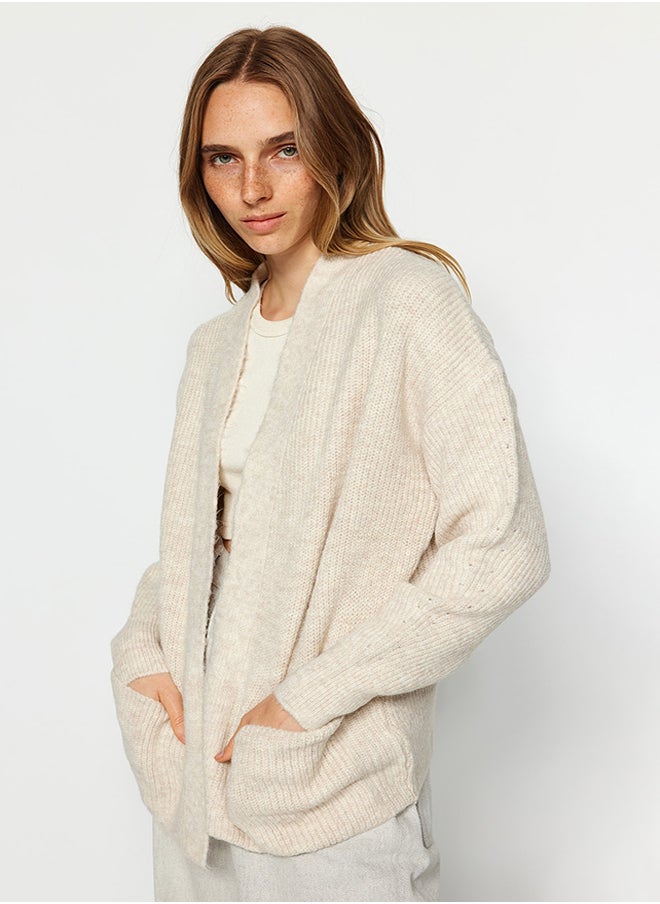 Stone Wide Fit Soft Textured Pocket Detail Knitwear Cardigan TWOAW24HI00133 - pzsku/ZC782E55279BCED420A96Z/45/_/1730939998/7f123d0f-9845-4d5a-b952-e52112d0af71