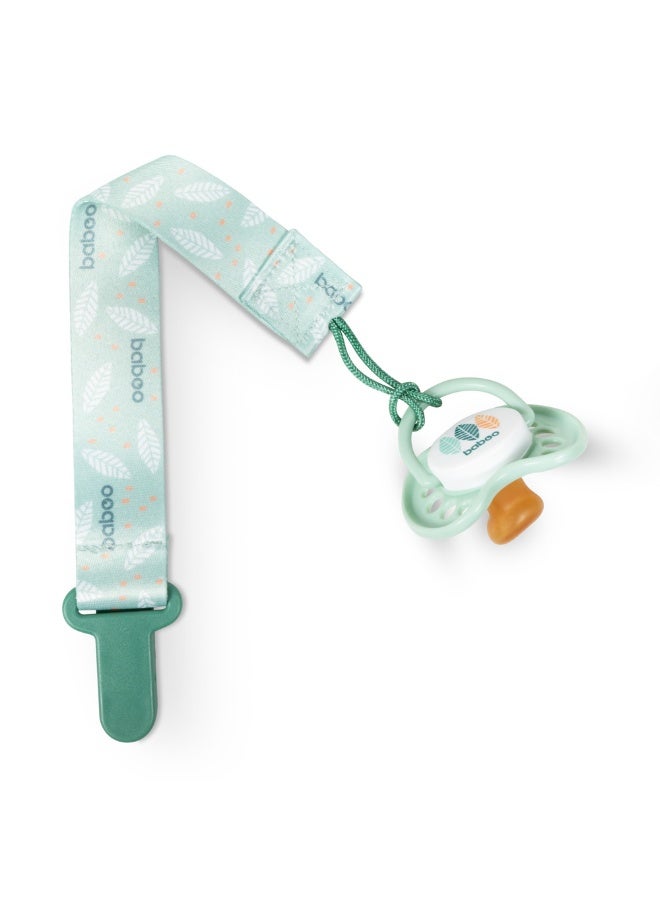 Baboo Pacifier Holder Clip with Convenient Hook Loop | Holder and Leash for Boys and Girls Fits for Most Pacifier, Binkie Styles & Baby Teethers (Peachy Keen) - Image 2