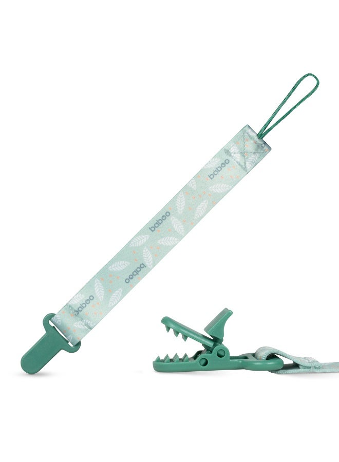 Baboo Pacifier Holder Clip with Convenient Hook Loop | Holder and Leash for Boys and Girls Fits for Most Pacifier, Binkie Styles & Baby Teethers (Peachy Keen) - Image 3
