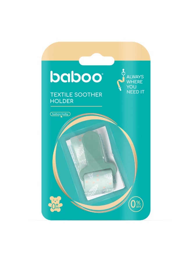 Baboo Pacifier Holder Clip with Convenient Hook Loop | Holder and Leash for Boys and Girls Fits for Most Pacifier, Binkie Styles & Baby Teethers (Peachy Keen) - Image 4