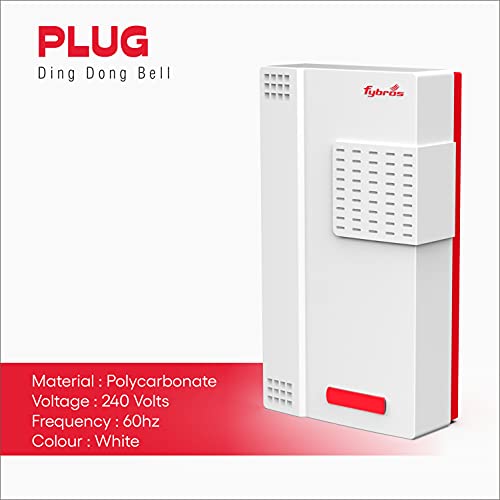 Fybros Plug Ding Dong Door Bell for Home- Made in India - Image 4