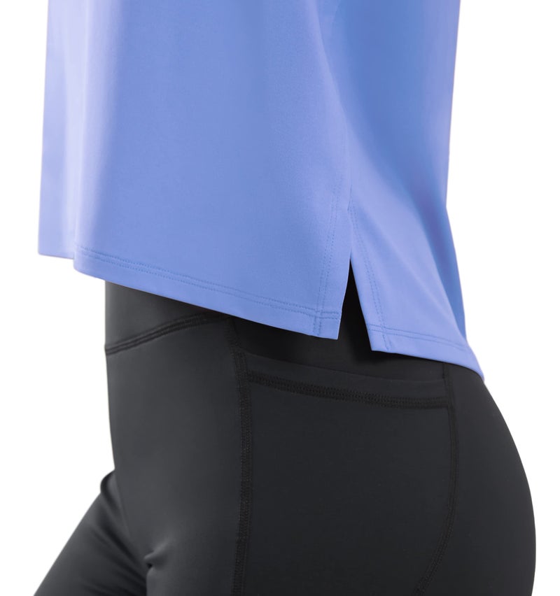 JOYSPELS Workout Tops for Women Crop Sleeveless Workout Shirts for Women Athletic Running Yoga Tank Top for Women Blue - Image 5