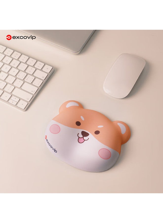 Exco Ergonomic Wrist Rest Mouse Pad, Wrist Support, Hand Rest, Palm Rest, Mouse Bowl, Keyboard Tray, Hand Pillow, Ergonomic, Cute Cartoon Design, Large Size 0366 - Image 1