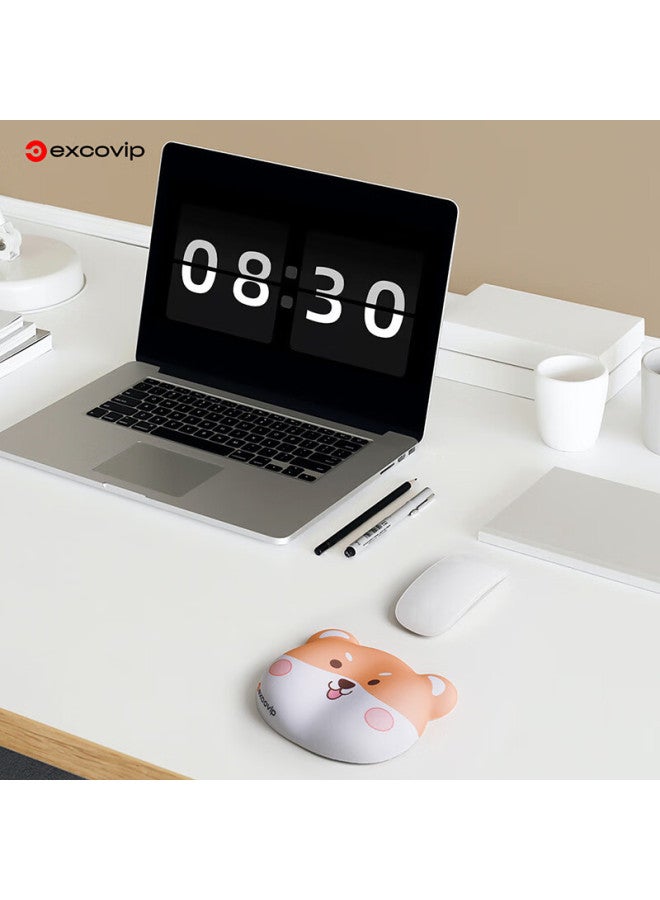 Exco Ergonomic Wrist Rest Mouse Pad, Wrist Support, Hand Rest, Palm Rest, Mouse Bowl, Keyboard Tray, Hand Pillow, Ergonomic, Cute Cartoon Design, Large Size 0366 - Image 2