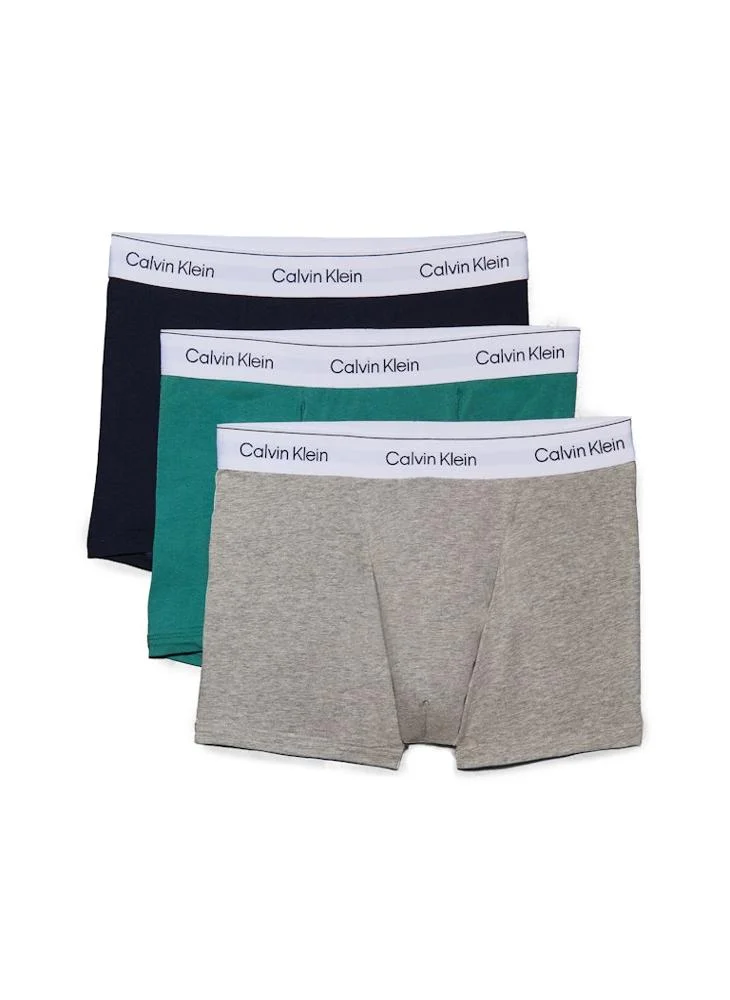 كالفن كلاين 3 Pack Logo Band Trunks