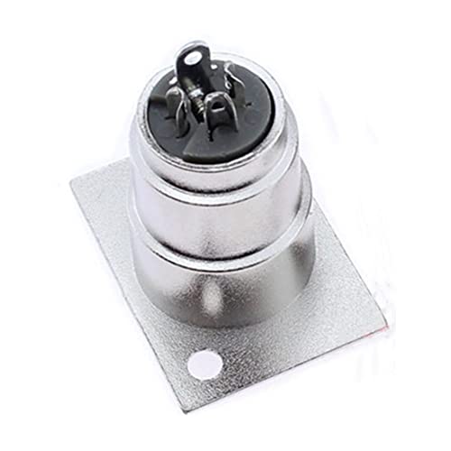 bnafes XLR 3-Pin Female Jack Socket Audio Speaker Panel Mount Connector Adapter for Microphone 6-Pack - Image 2