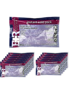 Ever Ready First Aid Ever Ready First Aid Disposable Cold Compress Therapy Instant Ice Pack for Injuries 4.5" x 7" - 12 Pack 