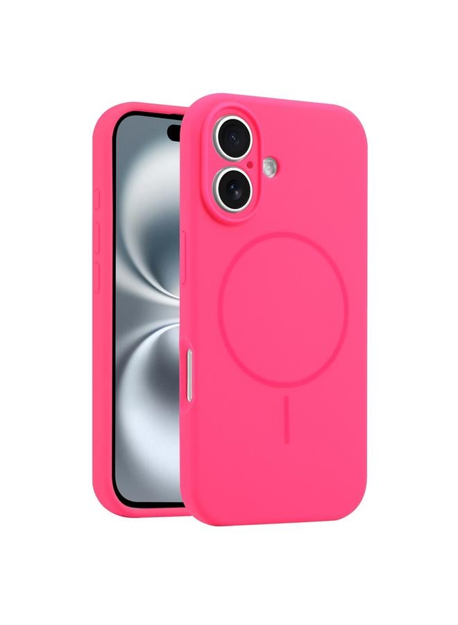 S-TOP Case For iPhone 16 Plus Fine Hole Liquid Silicone MagSafe Phone Case - Image 1